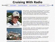 Tablet Screenshot of cruisingwithradio.com
